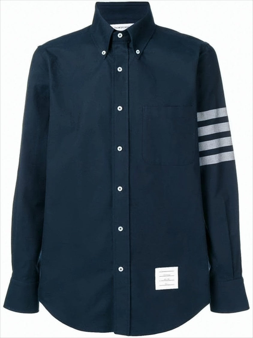 Thom Browne Structured Long-Sleeve Button-Down Shirt