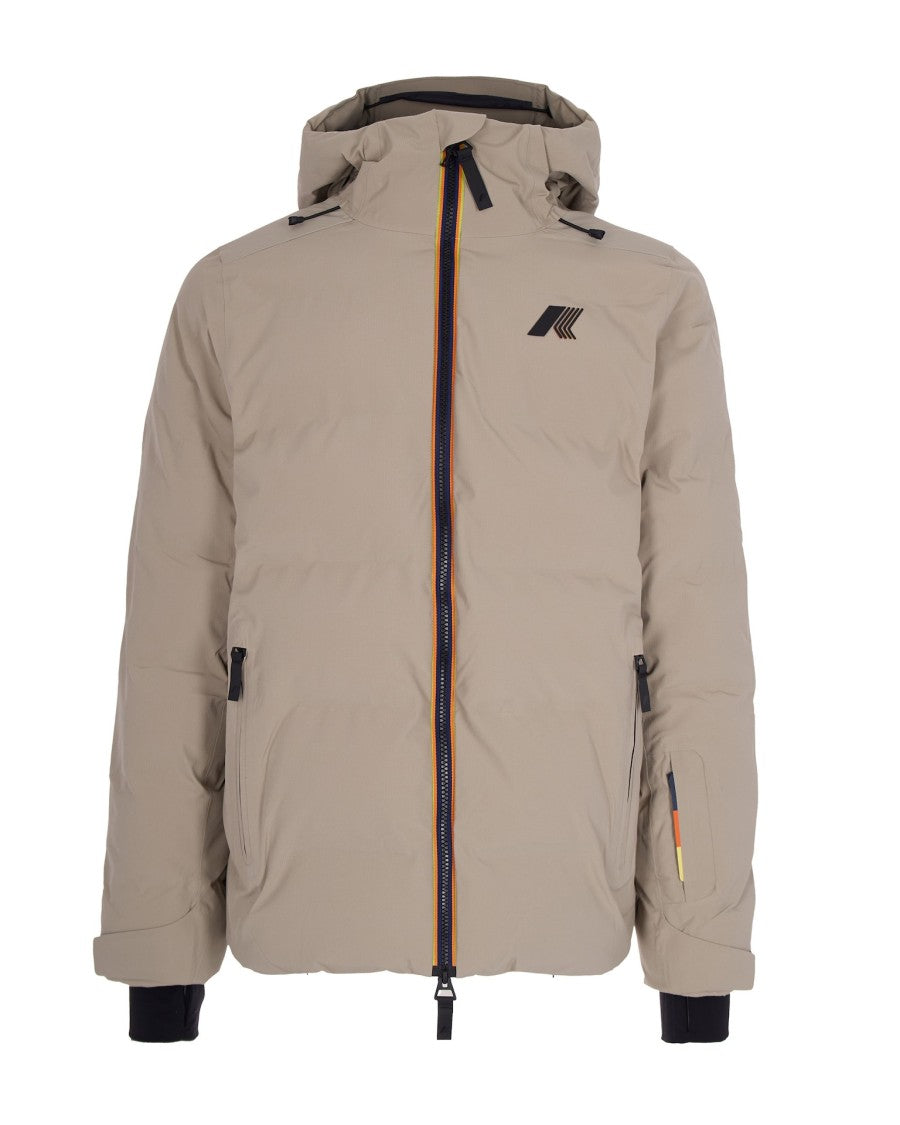 K-Way Sci Merib Hquilted Green Oak Jacket