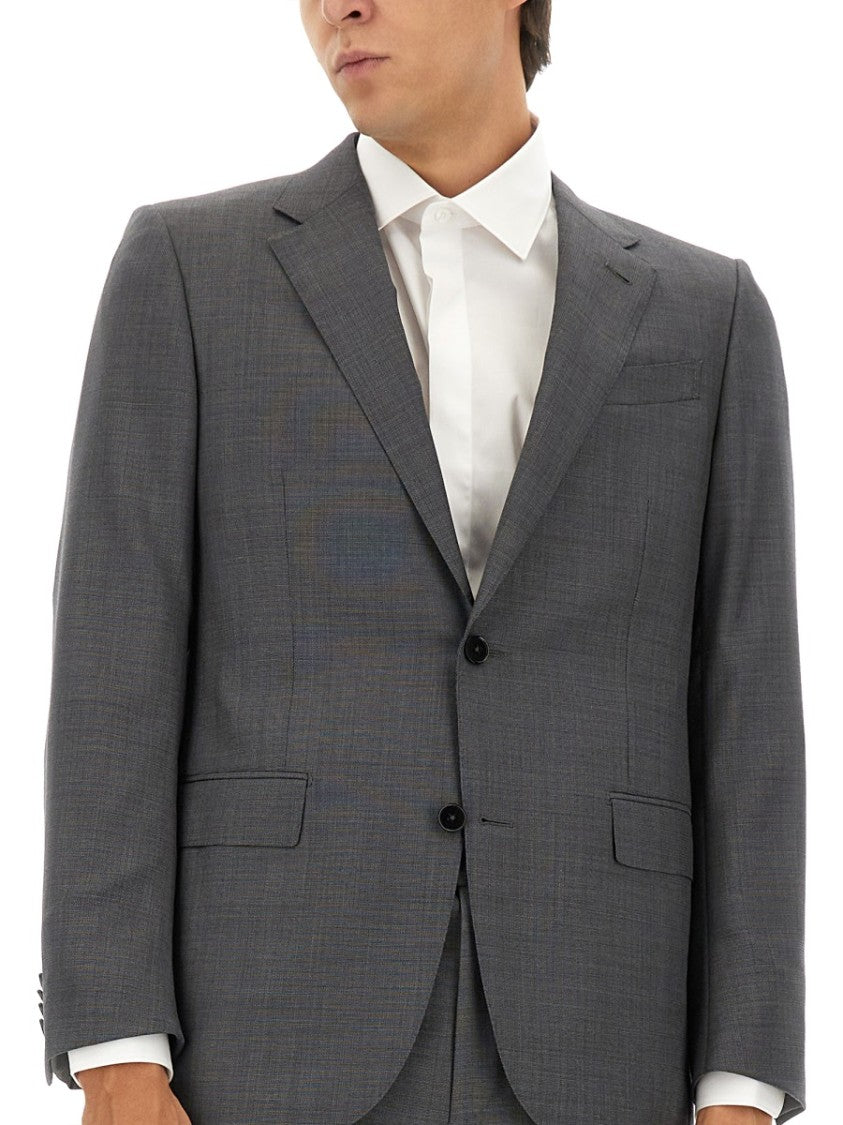 Zegna Tailored Dark Grey Wool Suit