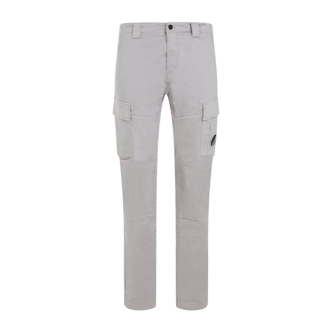 C.P. Company Straight-Fit Grey Cargo Pants With Minimalist Design