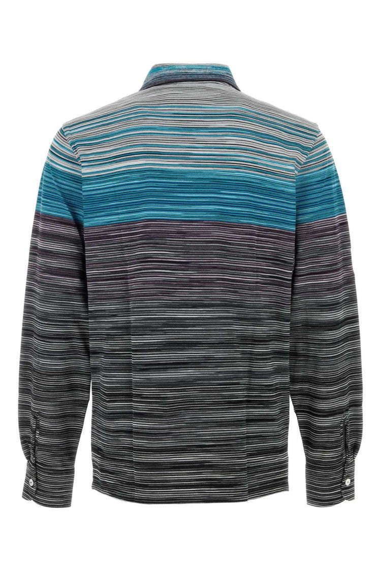 Missoni Embroidered Piquet Polo Shirt