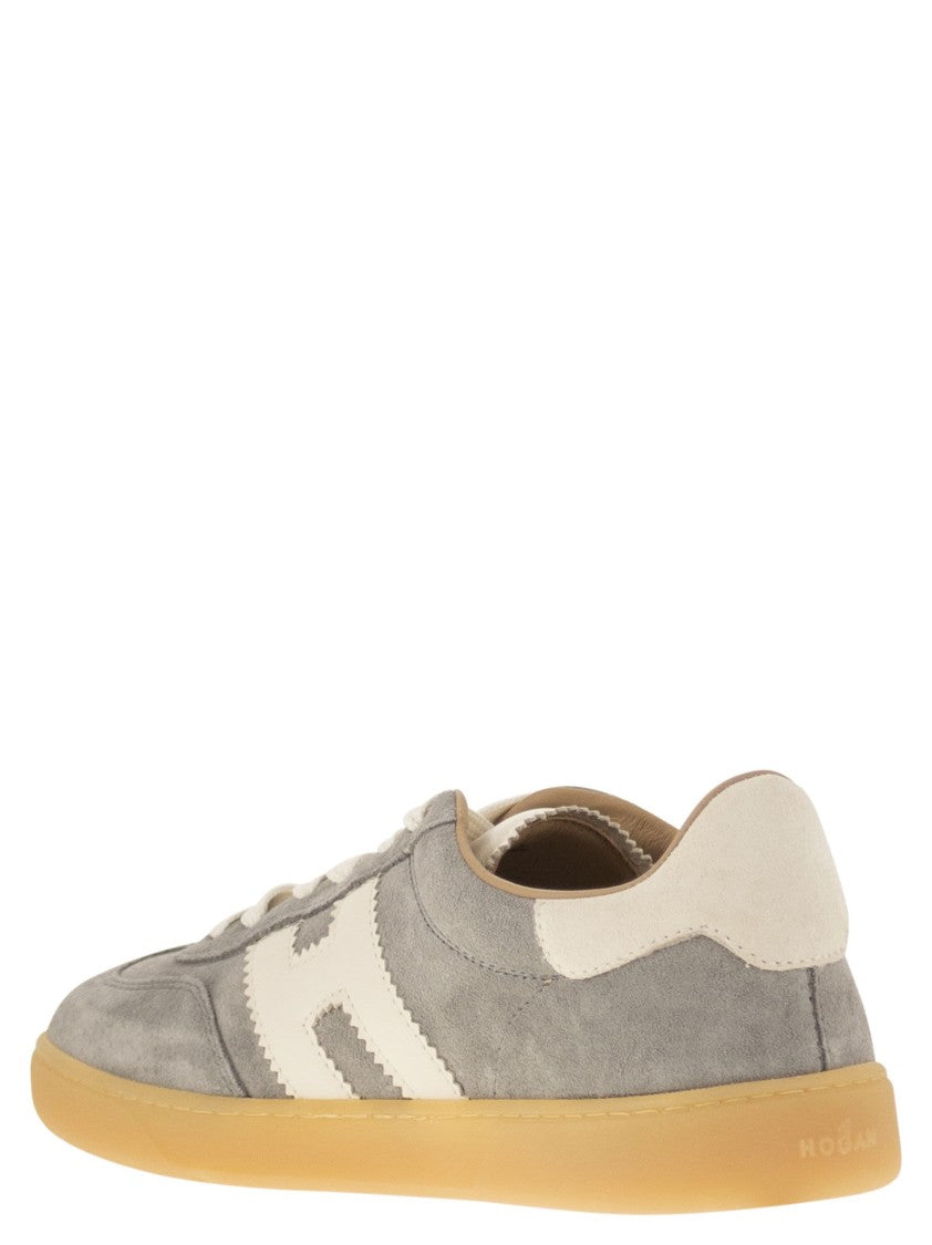 Hogan Suede Cool Sneakers With Nappa Leather Accents