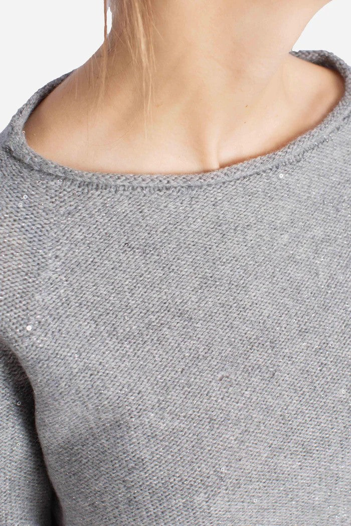 Paolo Fiorillo Capri Knit Sweater With Subtle Sequin Detailing