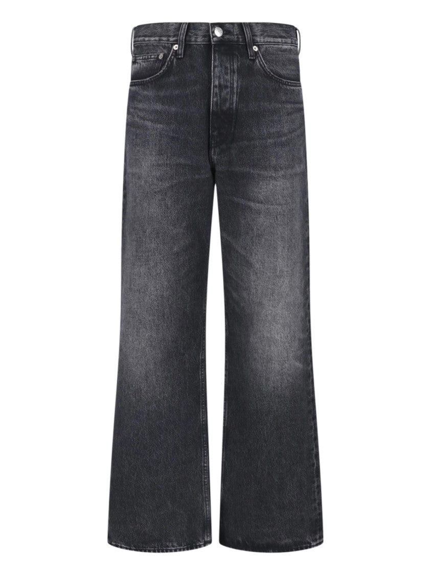 Sunflower Black Denim Wide-Leg Jeans