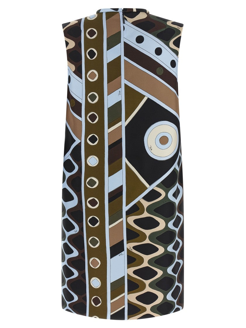 Emilio Pucci 'Vivara' Print Silk Twill Mini Dress