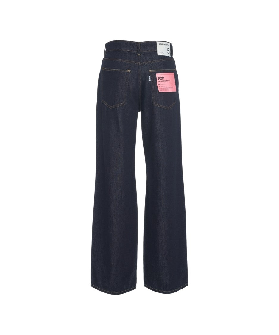 Department Five Straight Leg Jeans With Five-Pocket Design And Durable Denim