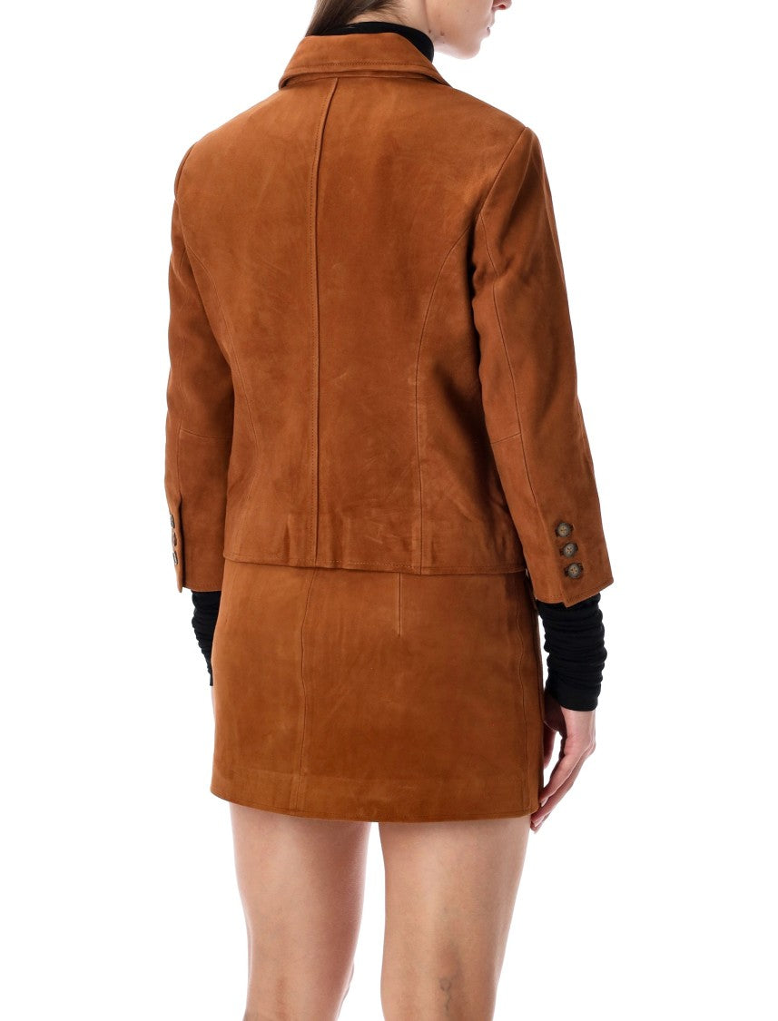 The Garment Suede Fitted Jacket