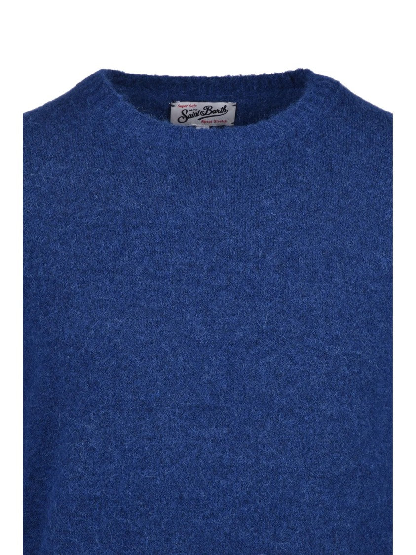 Mc2 Saint Barth Multicolor Alpaca-Blend Crewneck Sweater