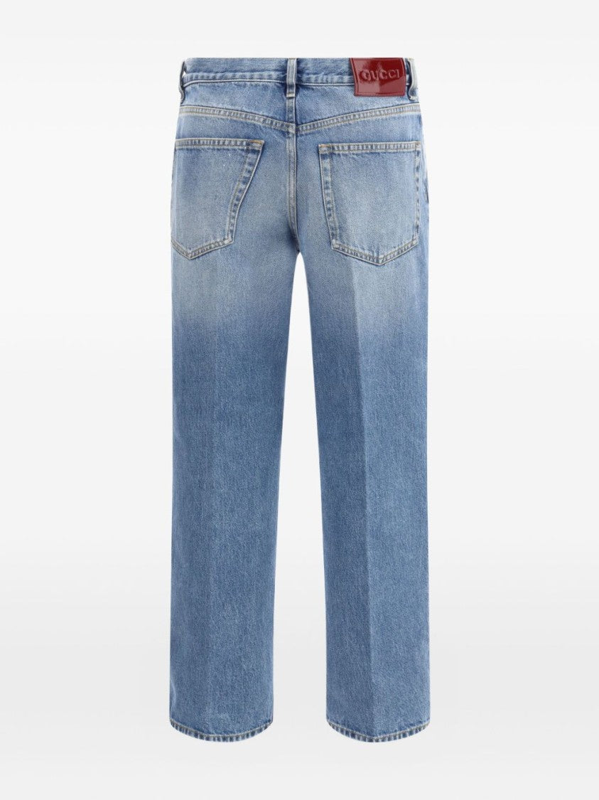 Gucci Straight Fit Denim Pants