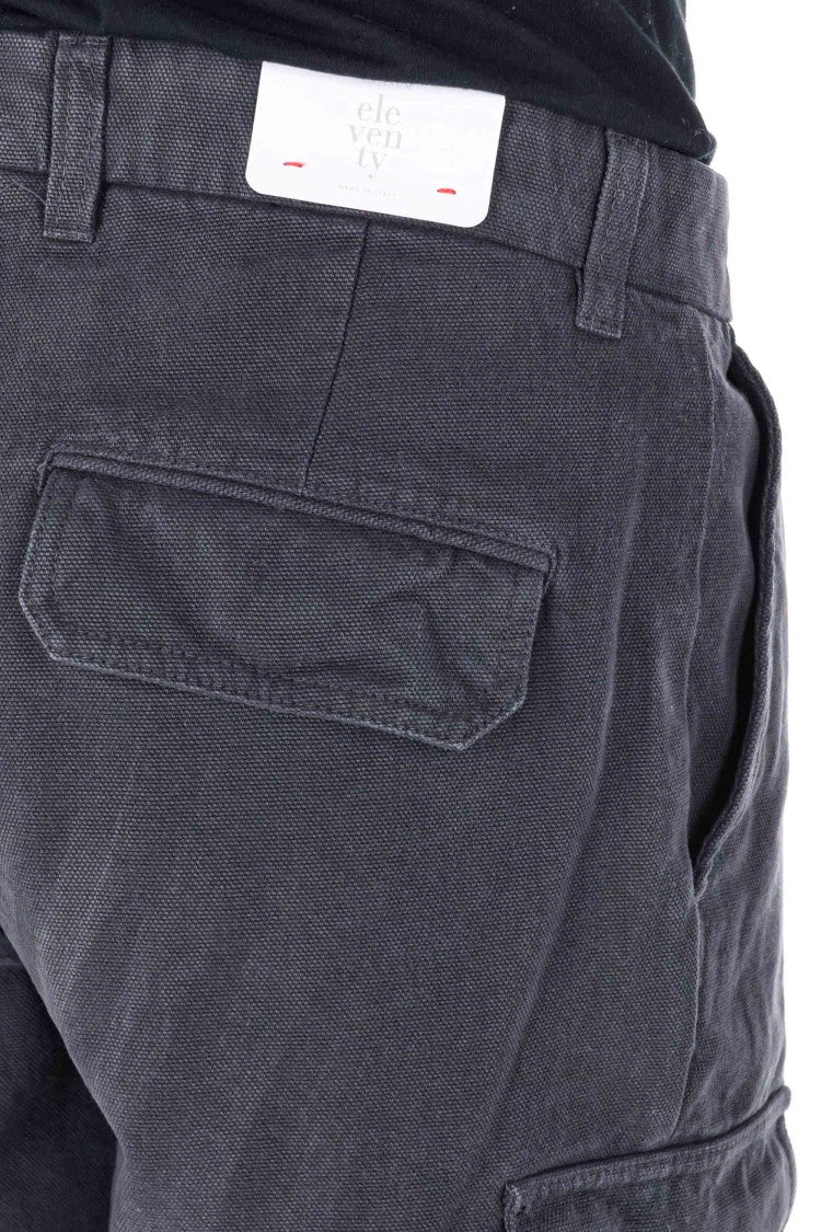 Eleventy Cotton Armaturato Cargo Trousers