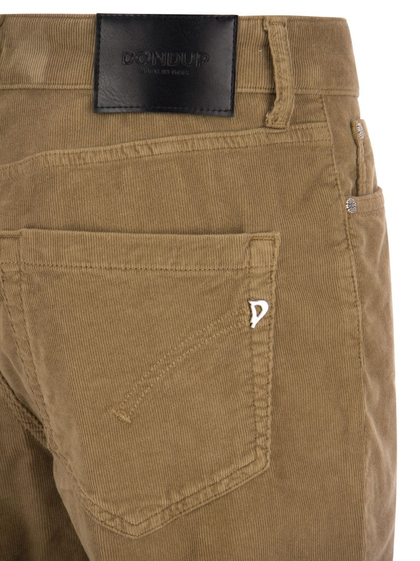 Dondup Koons - Multi-Striped Velvet Trousers