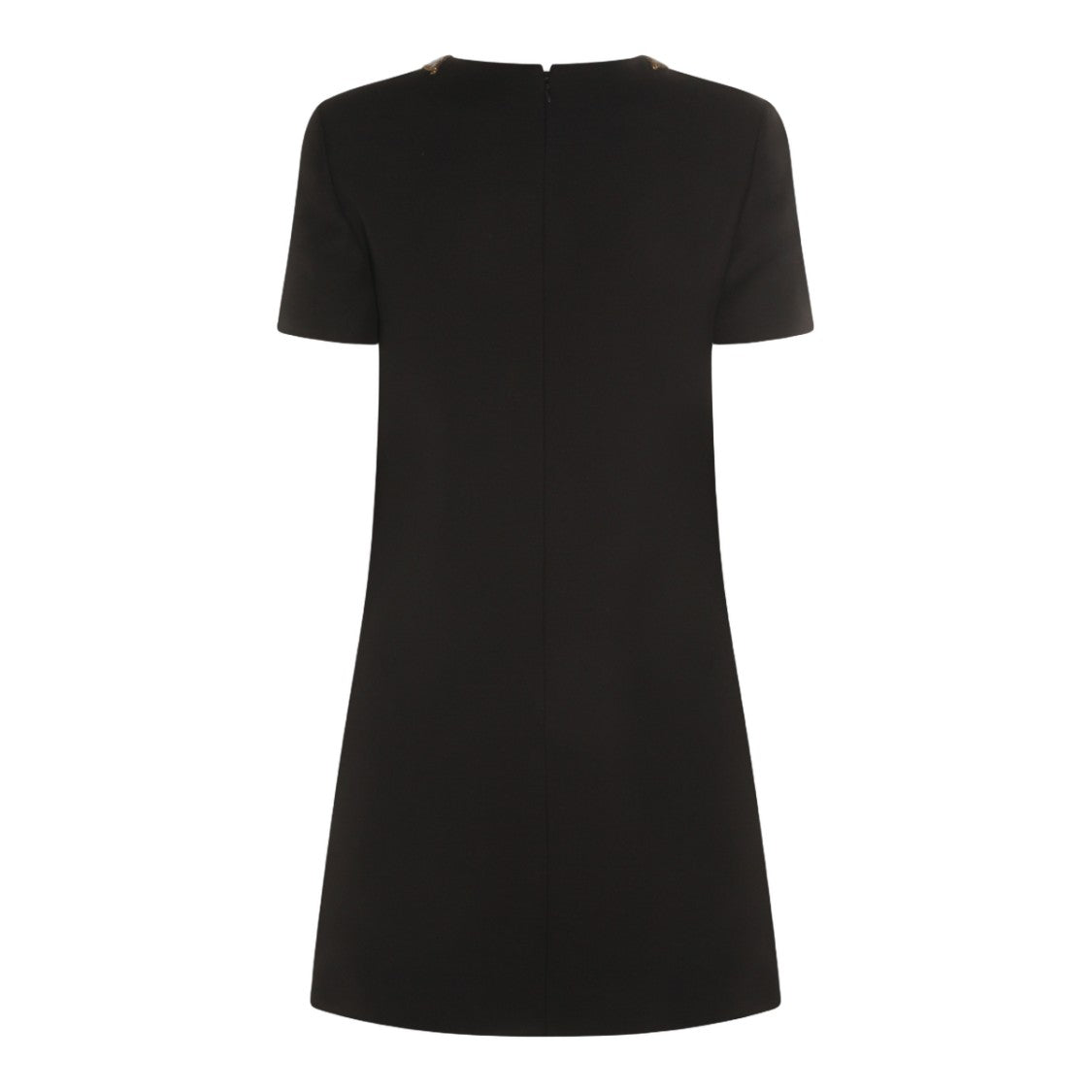 Valentino Short-Sleeved Dress With Embellished Butterfly Applique