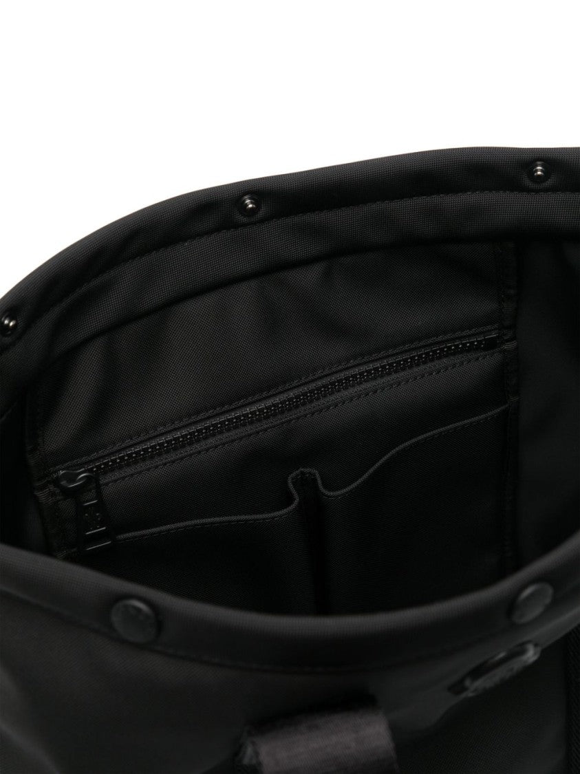 Moncler Black Structured Bag With Dual Handles