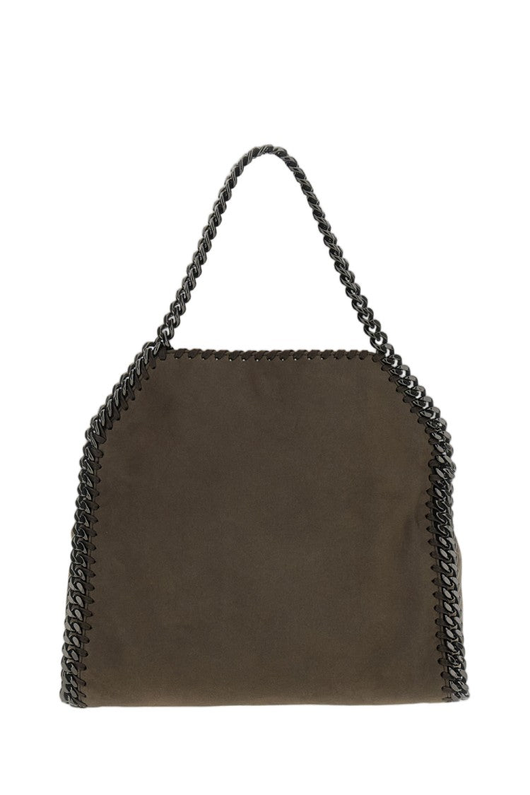 Stella Mccartney Grey Alter Suede Falabella Mini Tote Bag