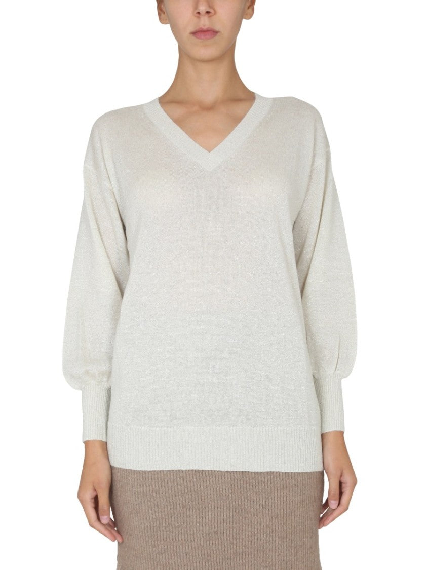 Fabiana Filippi Relaxed Fit V-Neck Jersey