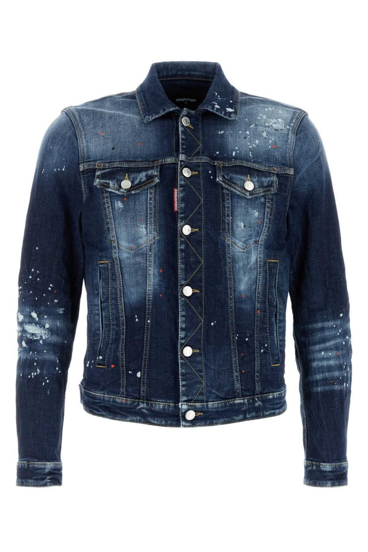 Dsquared2 Stretch Denim Dan Jacket