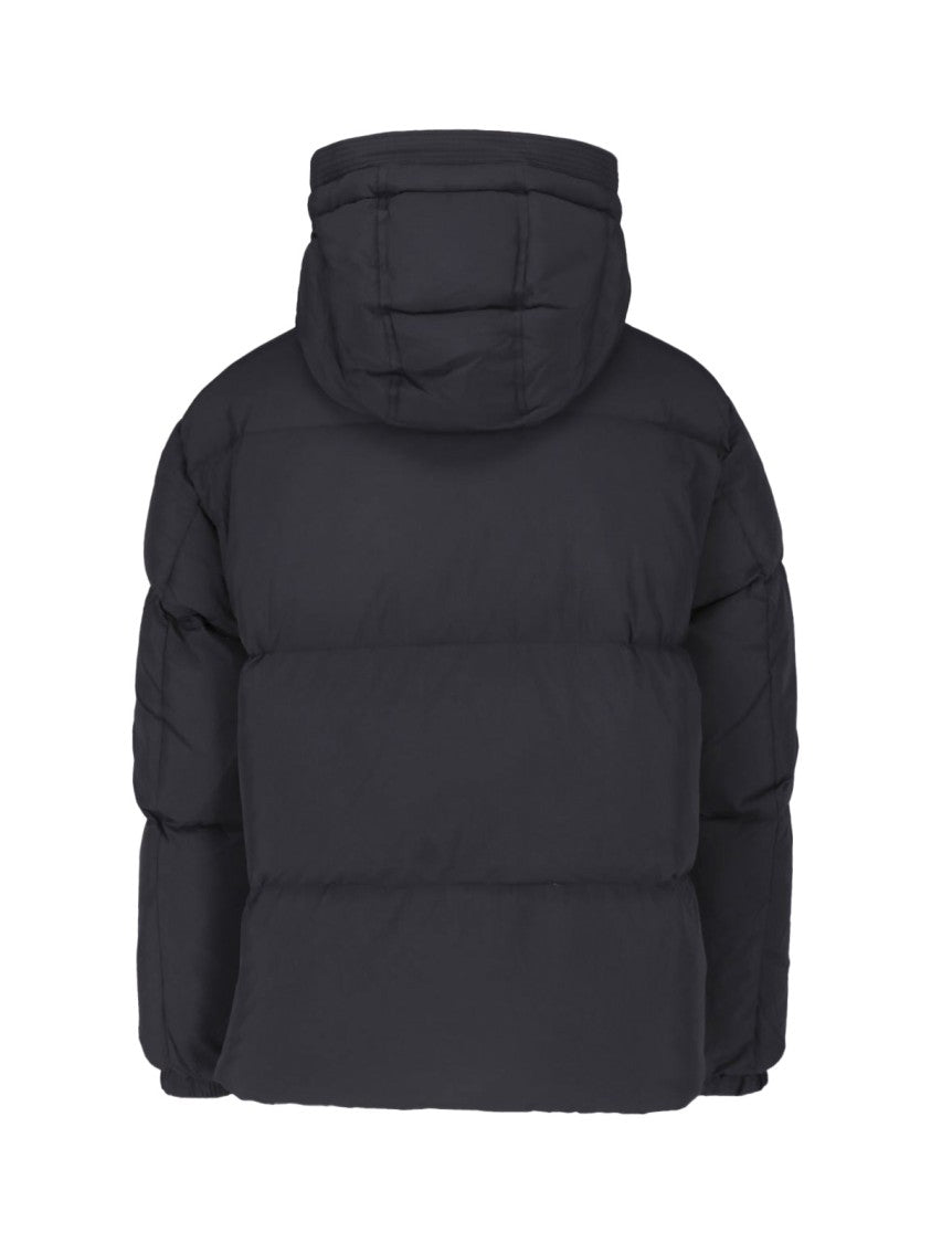Diesel Black Hooded W Rolfys Down Jacket