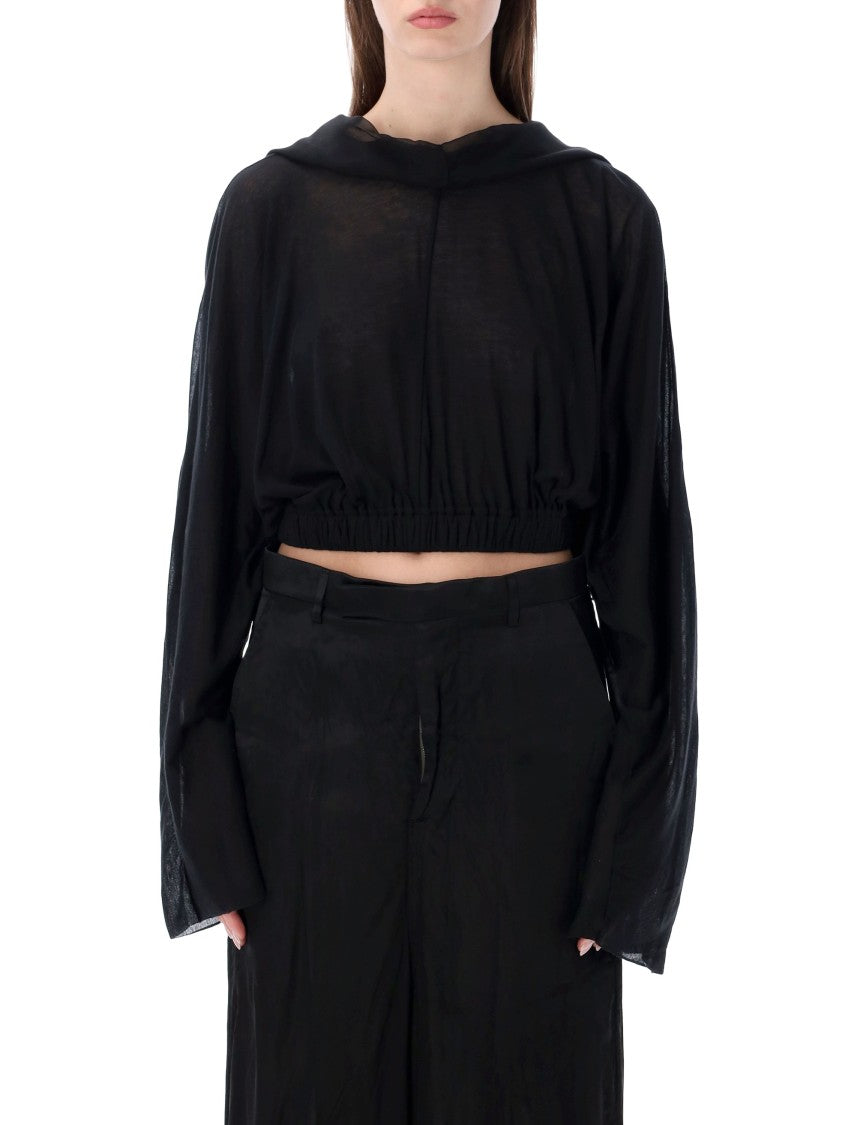 Rick Owens Cropped Hooded Tunic