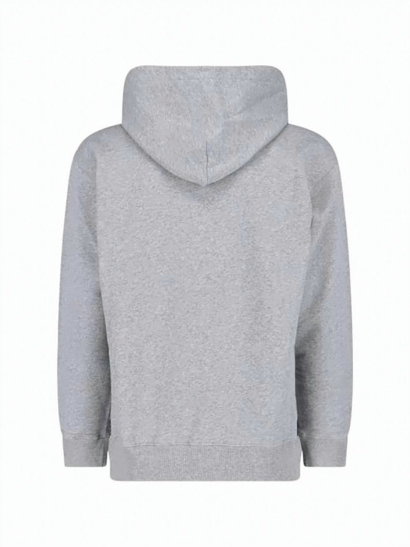 Mm6 By Maison Margiela Pullover Hoodie With Distinctive Rectangular Logo Patch