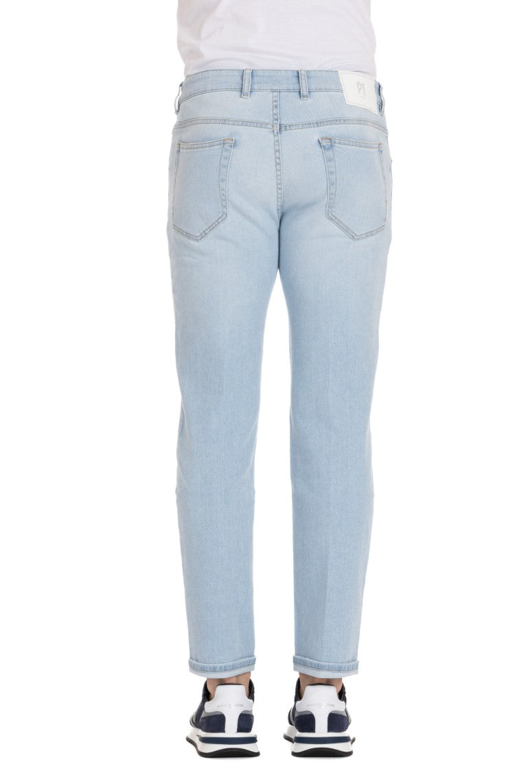 Pt Denim Light Wash Reggae Fit Jeans