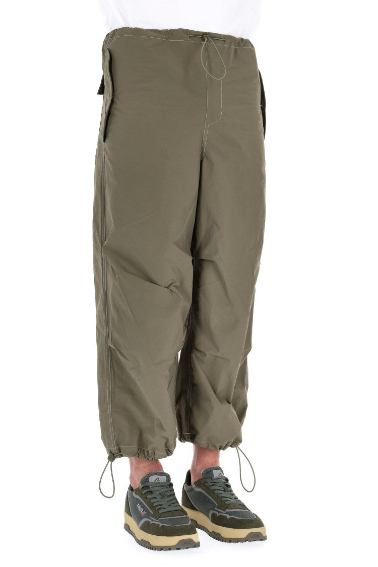 Autry Nylon Scrub Over Fit Trousers