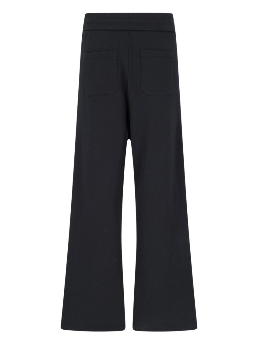 Balmain Logo Tracksuit Bottoms – Black