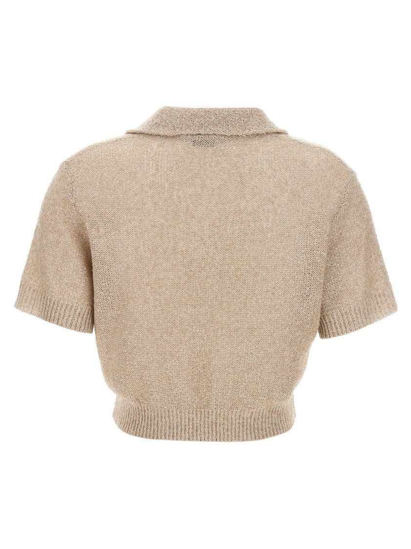 Brunello Cucinelli Sequin Polo Shirt