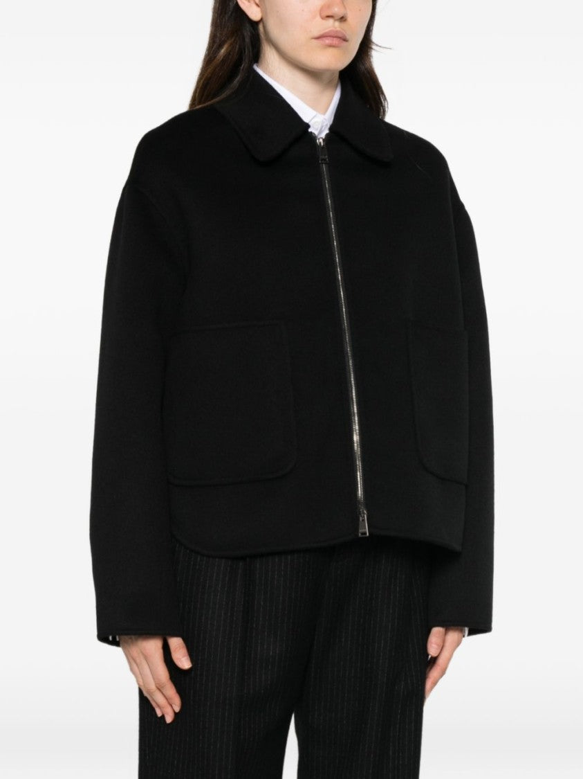 Fendi Boxy-Fit Zippered Cropped Jacket