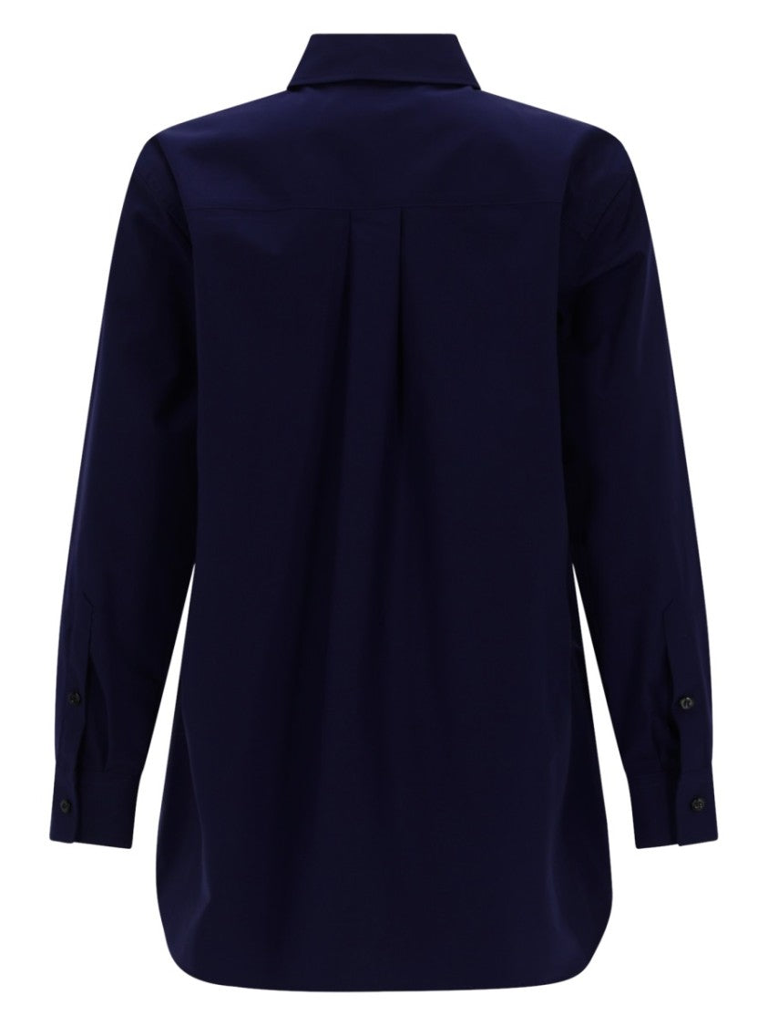 Fendi Poplin Floral Embellished Cotton Shirt