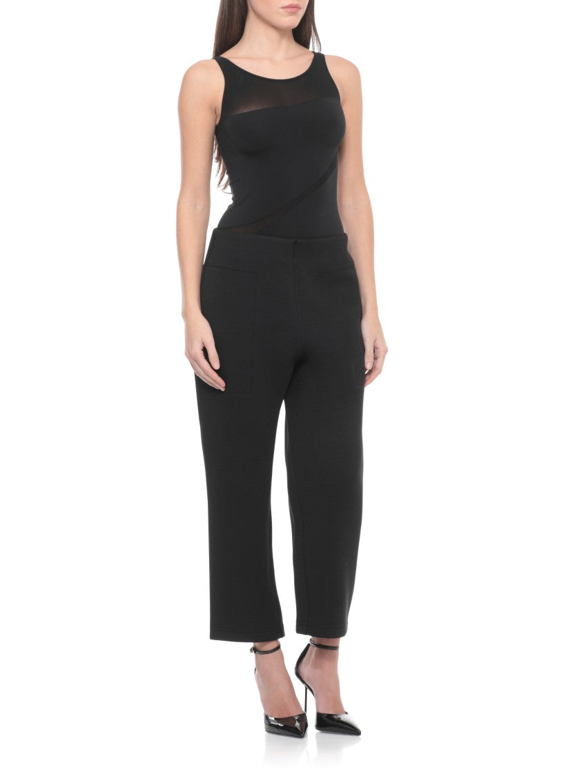 Wolford Form-Fitting Sleeveless Bodysuit With Subtle Mesh Detail