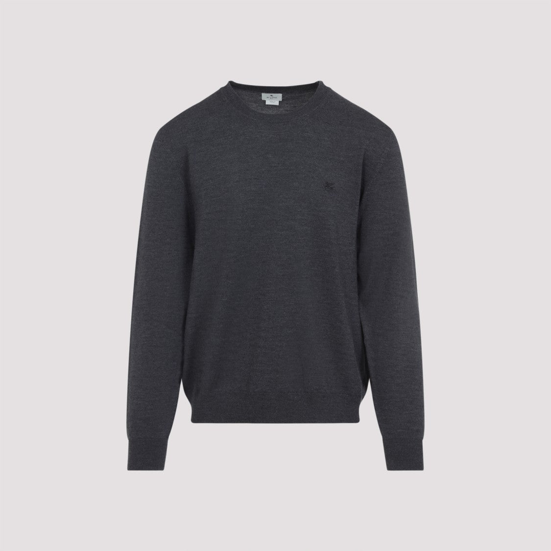 Etro Rifle Cane Grey Wool Crewneck