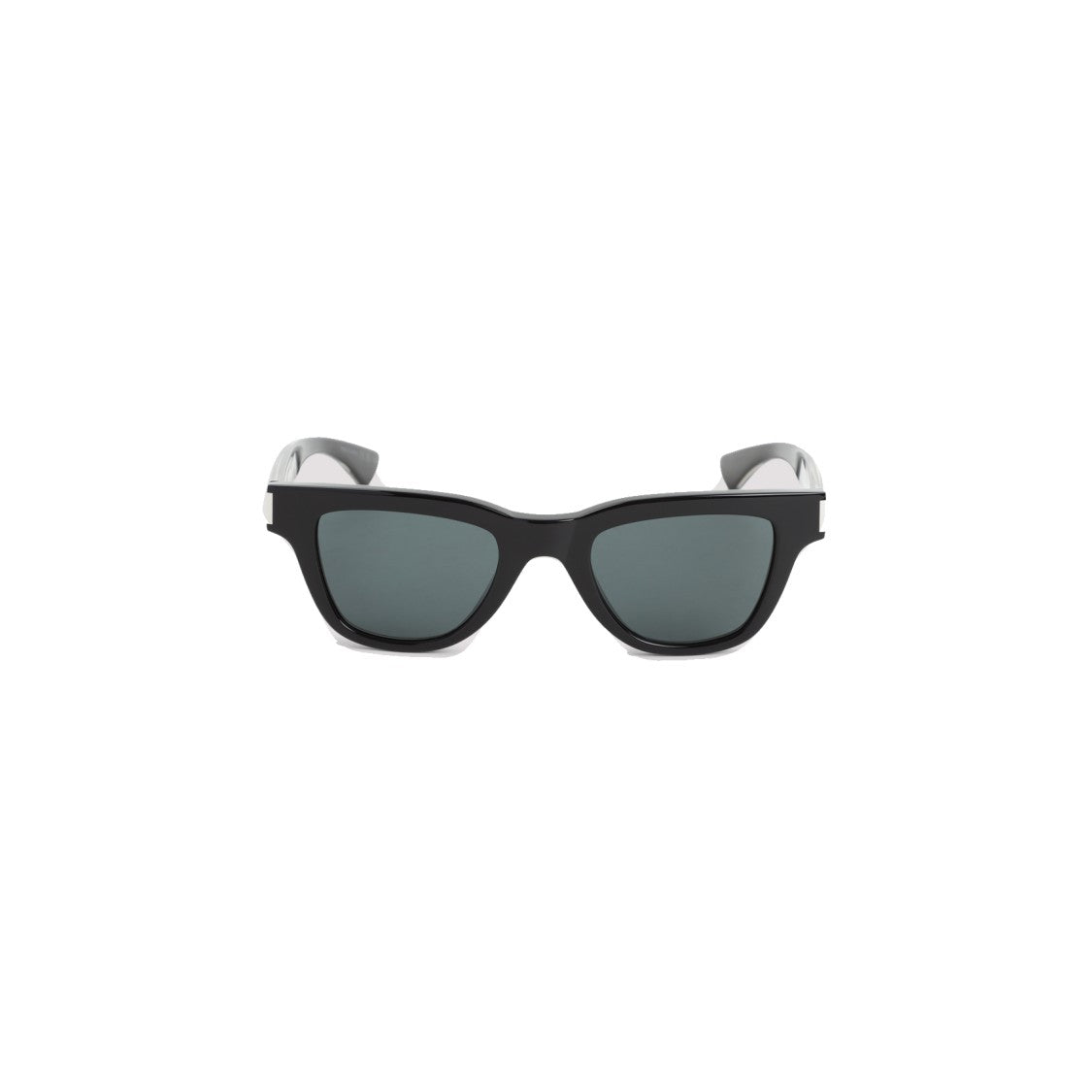 Saint Laurent Angular Frame Black Acetate Sunglasses