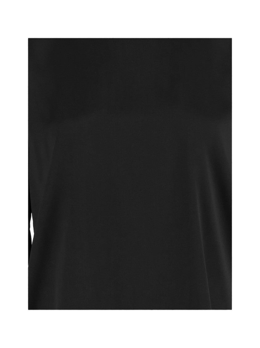 F.It Stretch Silk Sweater With Crew Neck And Long Sleeves