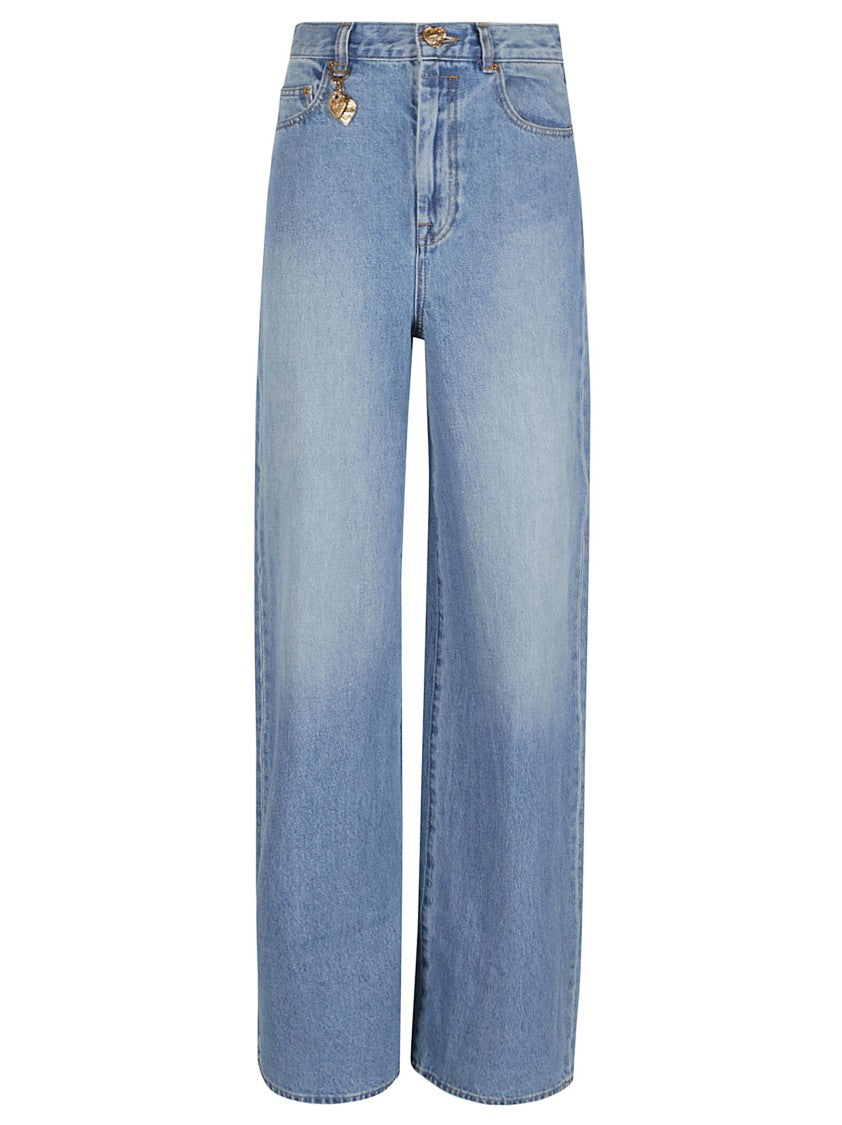 Zimmermann High-Waisted Wide-Leg Jeans