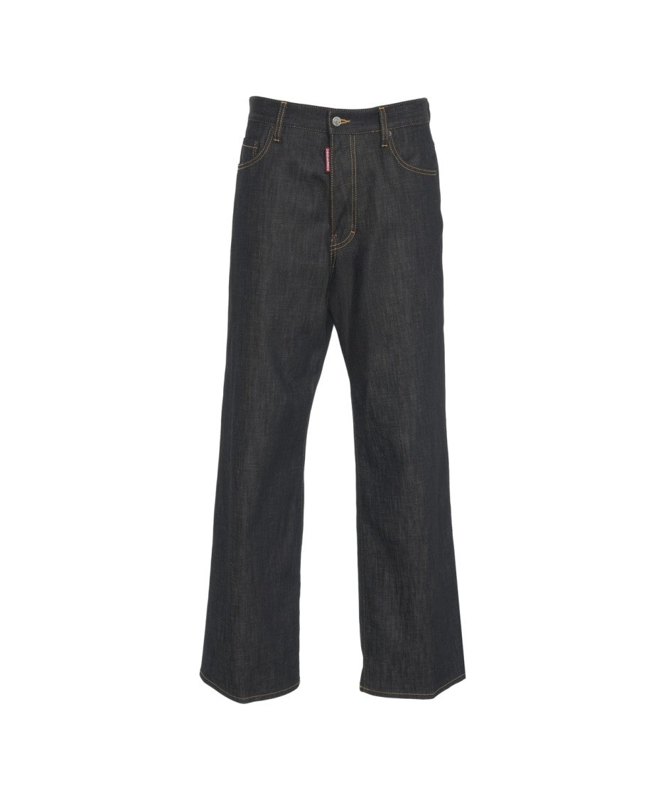Dsquared2 Wide-Cut Loose Fit Jeans
