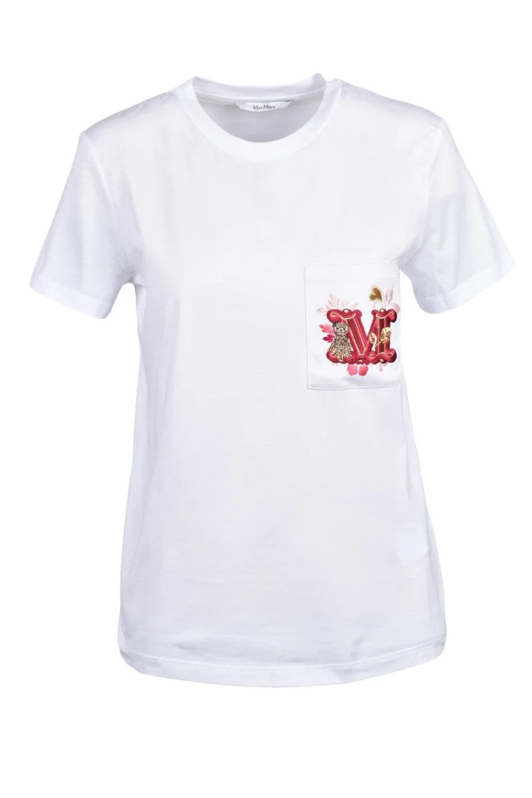 Max Mara Nunzio Cotton T-Shirt - White