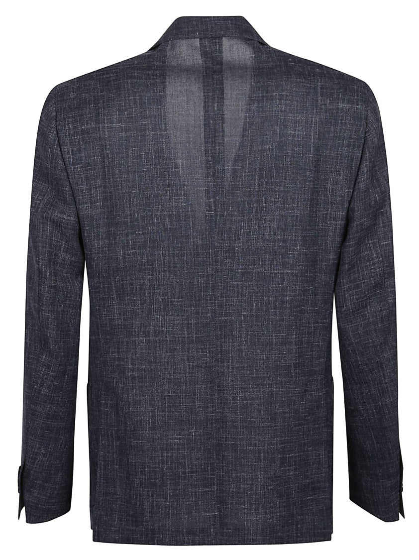 Lardini Blue Roma Wool-Blend Blazer