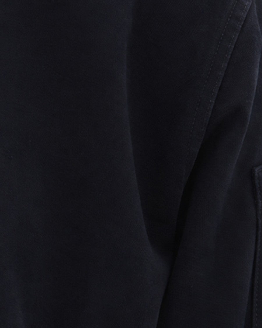 C.P. Company Black Twisted Mercerized Cotton Sweatshirt