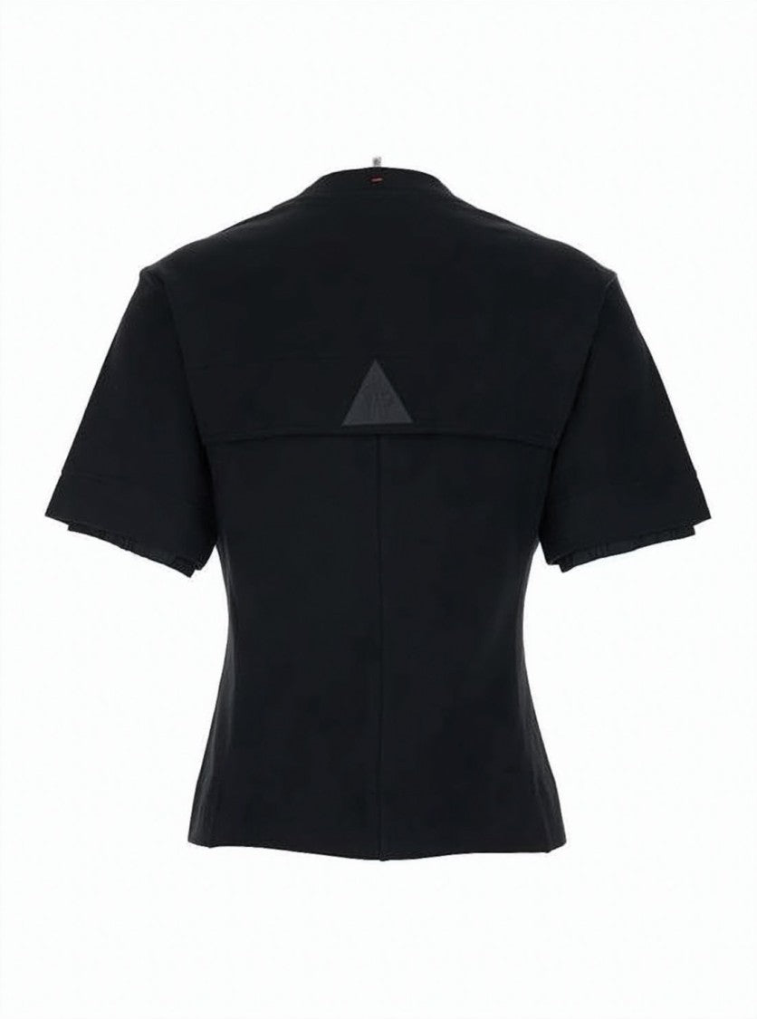 Moncler Short-Sleeved T-Shirt With Bold Stripe Detail
