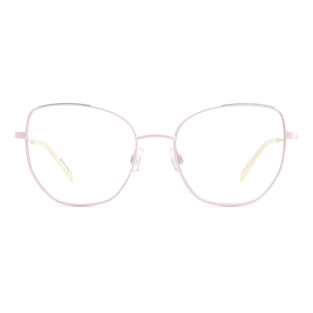 M Missoni Mmi 0084 Delicate Pink Cat-Eye Eyeglasses With Cream Accents