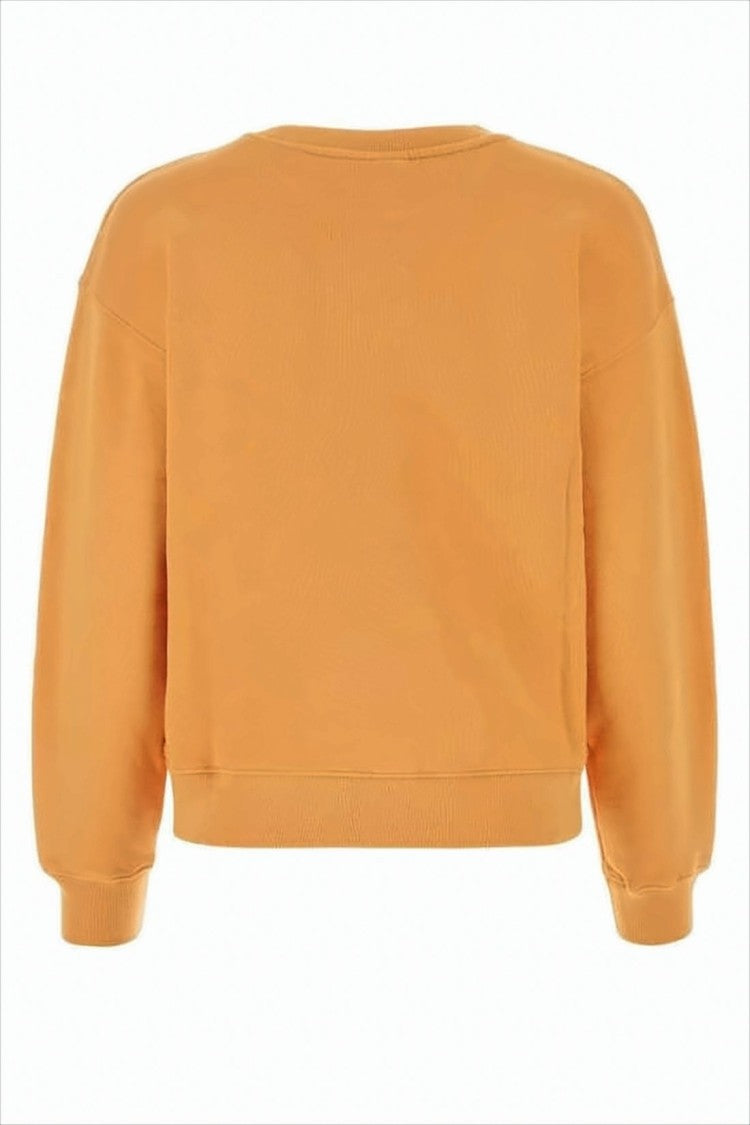 Maison Kitsuné Cropped Long-Sleeve Sweatshirt With Embroidered Logo