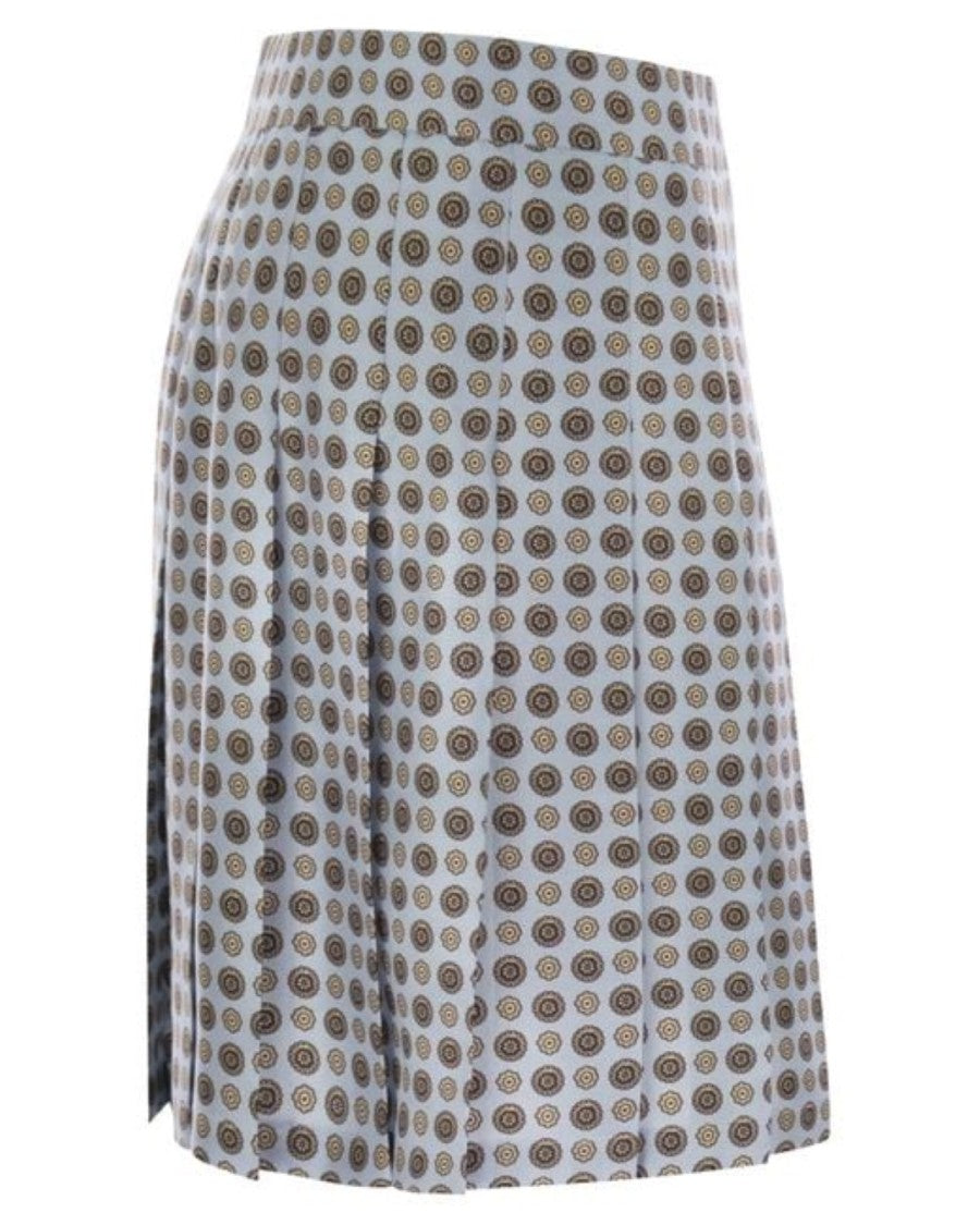 Max Mara Pleated Skirt With Structured Waistband
