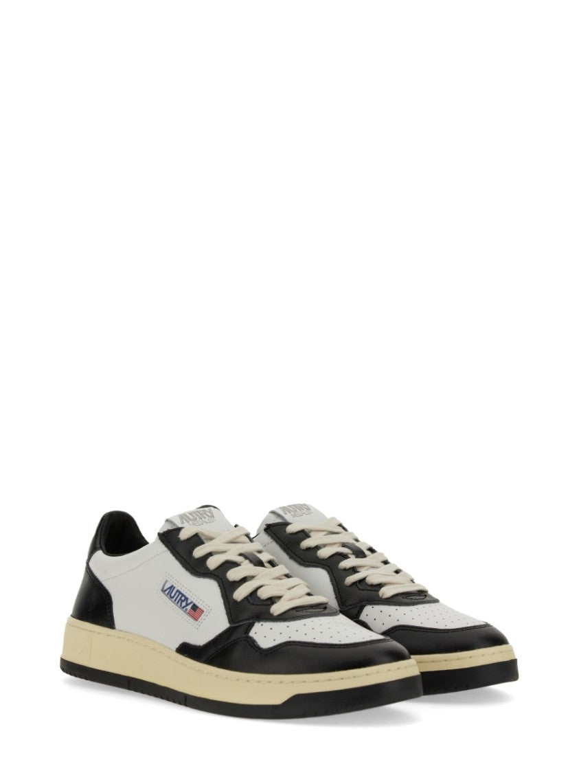 Autry Medalist Low Perforated Design Leather Sneakers