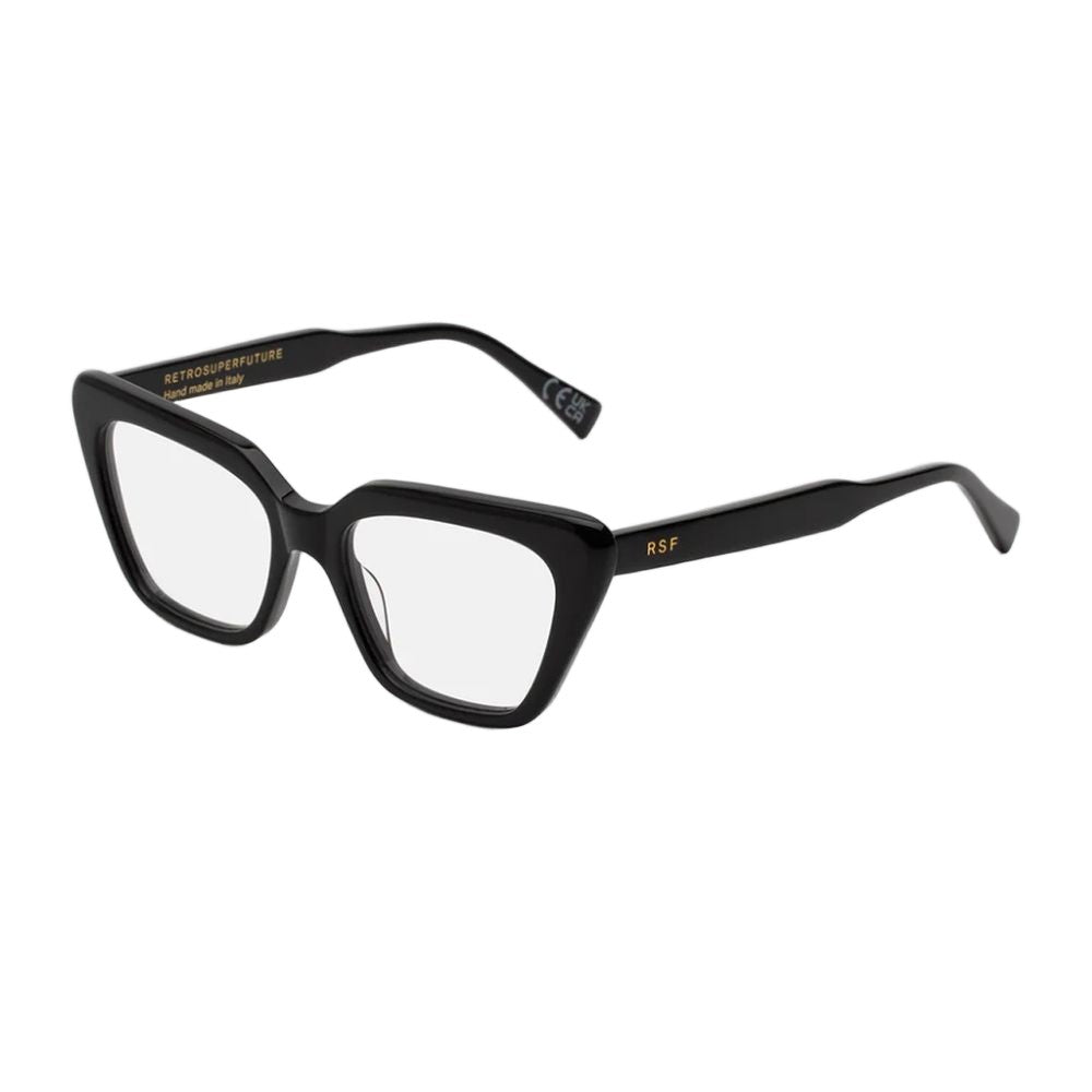 Retrosuperfuture Numero 122 Black Cat-Eye Sunglasses