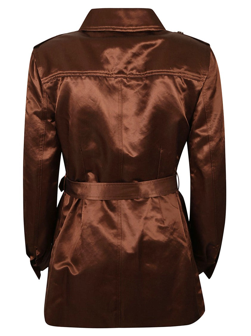 Tom Ford Tailored Brown Cotton Coat