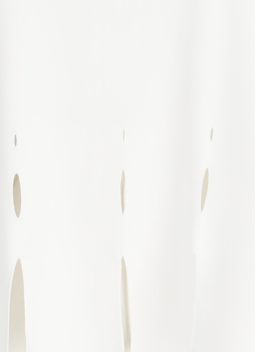 Kangra Fringe-Detail Round Neck Cashmere Viscose T-Shirt