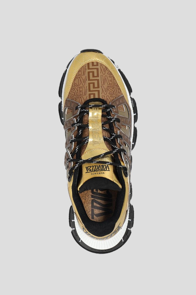 Versace Gold Trigreca Sneakers