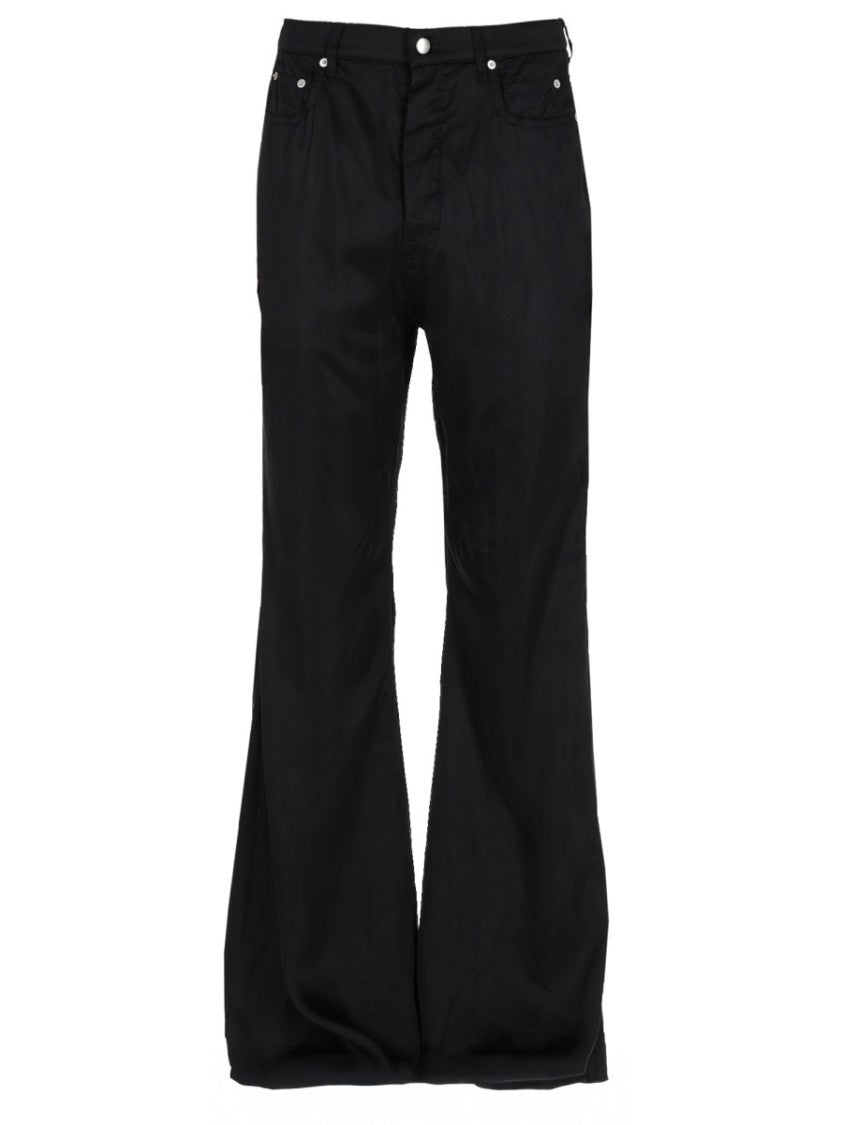 Rick Owens Neutrals Bolan Bootcut Luster Cupro Pants