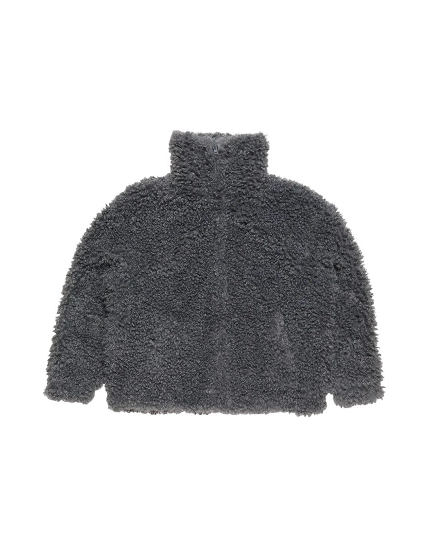 Acne Studios Grey Teddy Bear Bomber Jacket