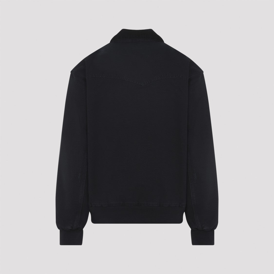 Carhartt Wip Classic Black Jacket With Pointed Collar
